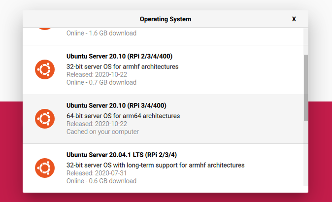 rpi_imager_ubuntu_selection